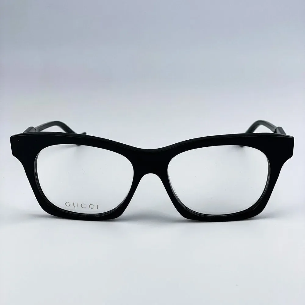 SALE! NEW Gucci GG1299O 001 Black Square Women Eyeglasses
